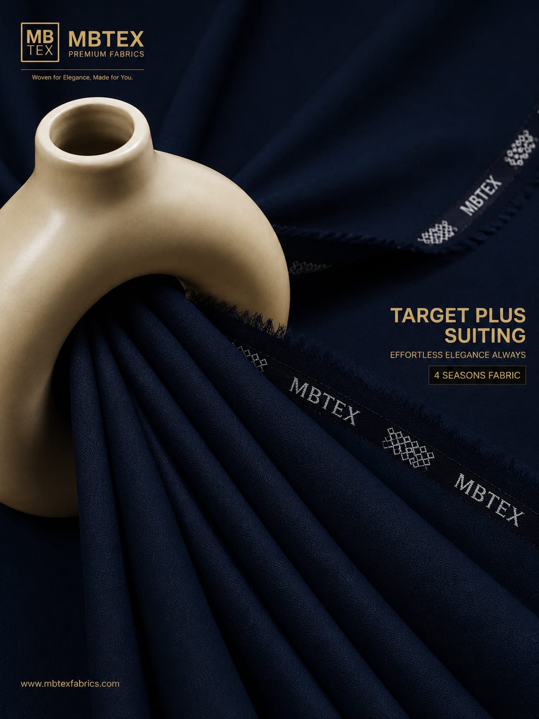Target Plus | Dark Blue | 4 Season Wash & Wear