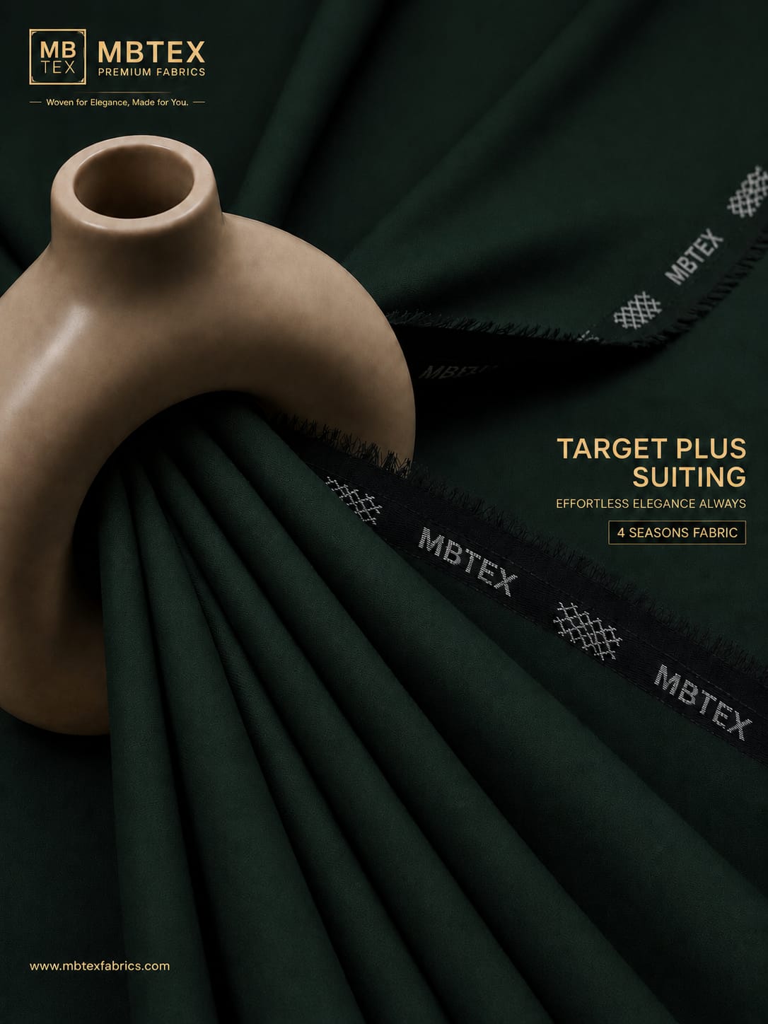 Target Plus | Bottle Green | 4 Season Wash & Wear