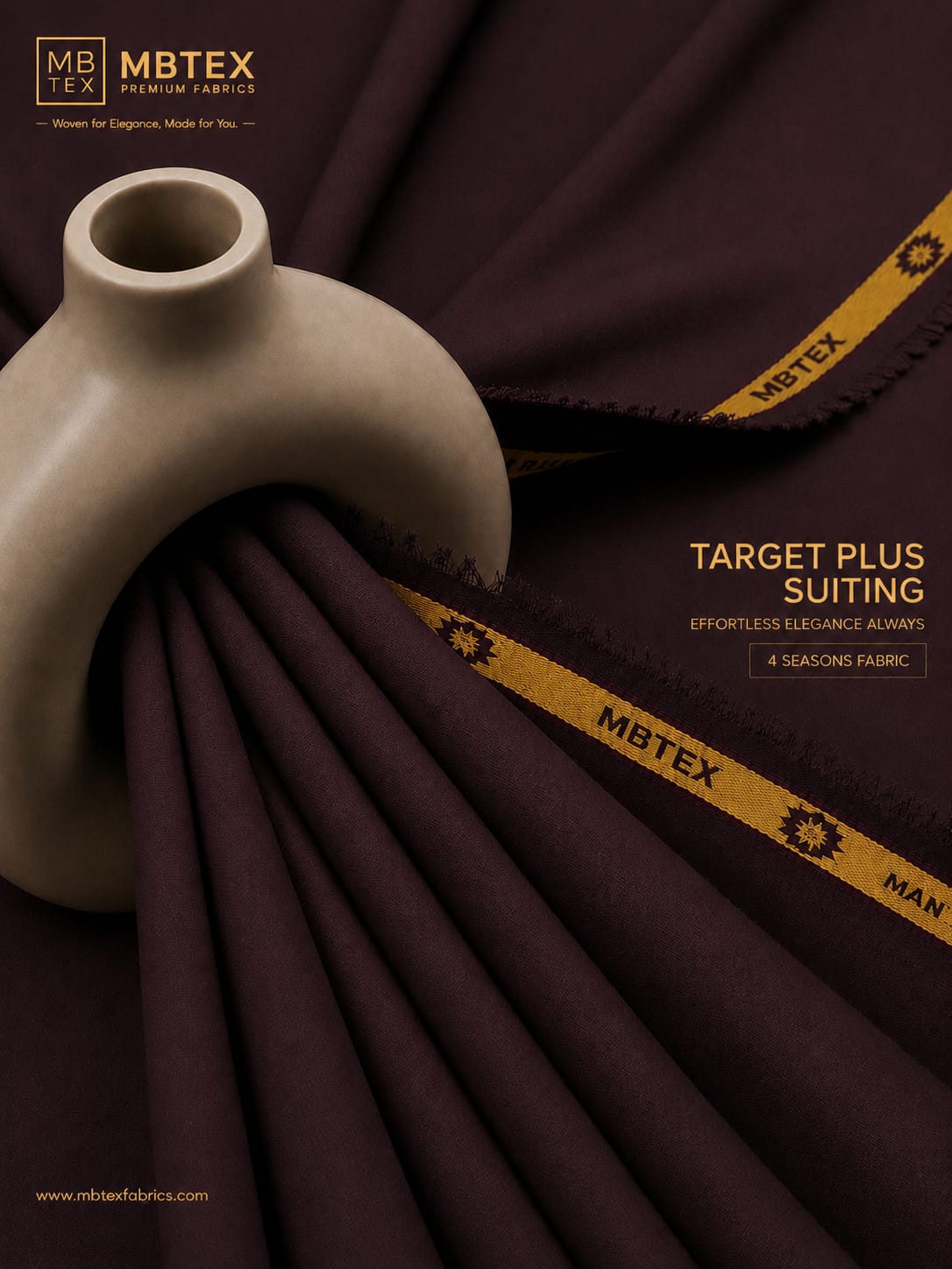 Target Plus | Royal Maroon | 4 Season Wash & Wear