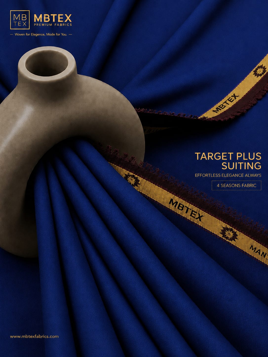 Target Plus | Royal Blue | 4 Season Wash & Wear